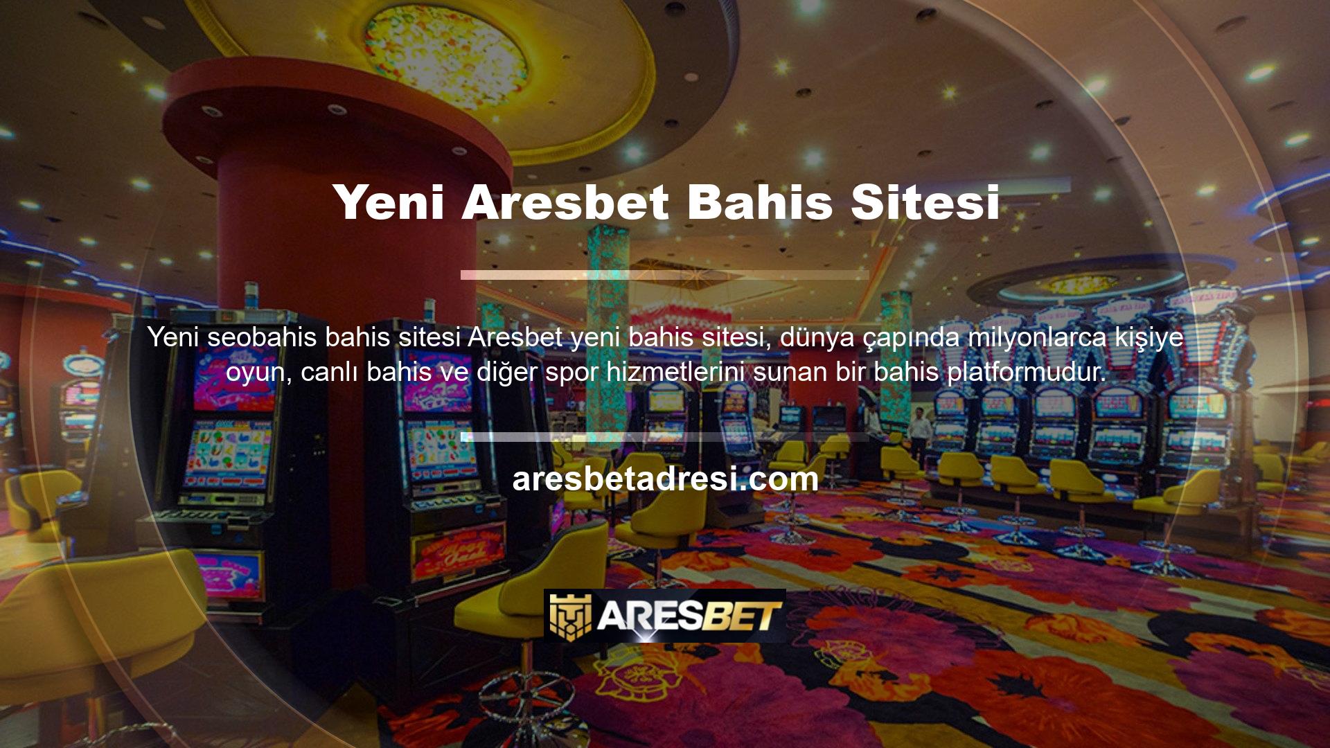 Aresbet, oyuncular için en güvenilir ve popüler bahis sitelerinden biridir