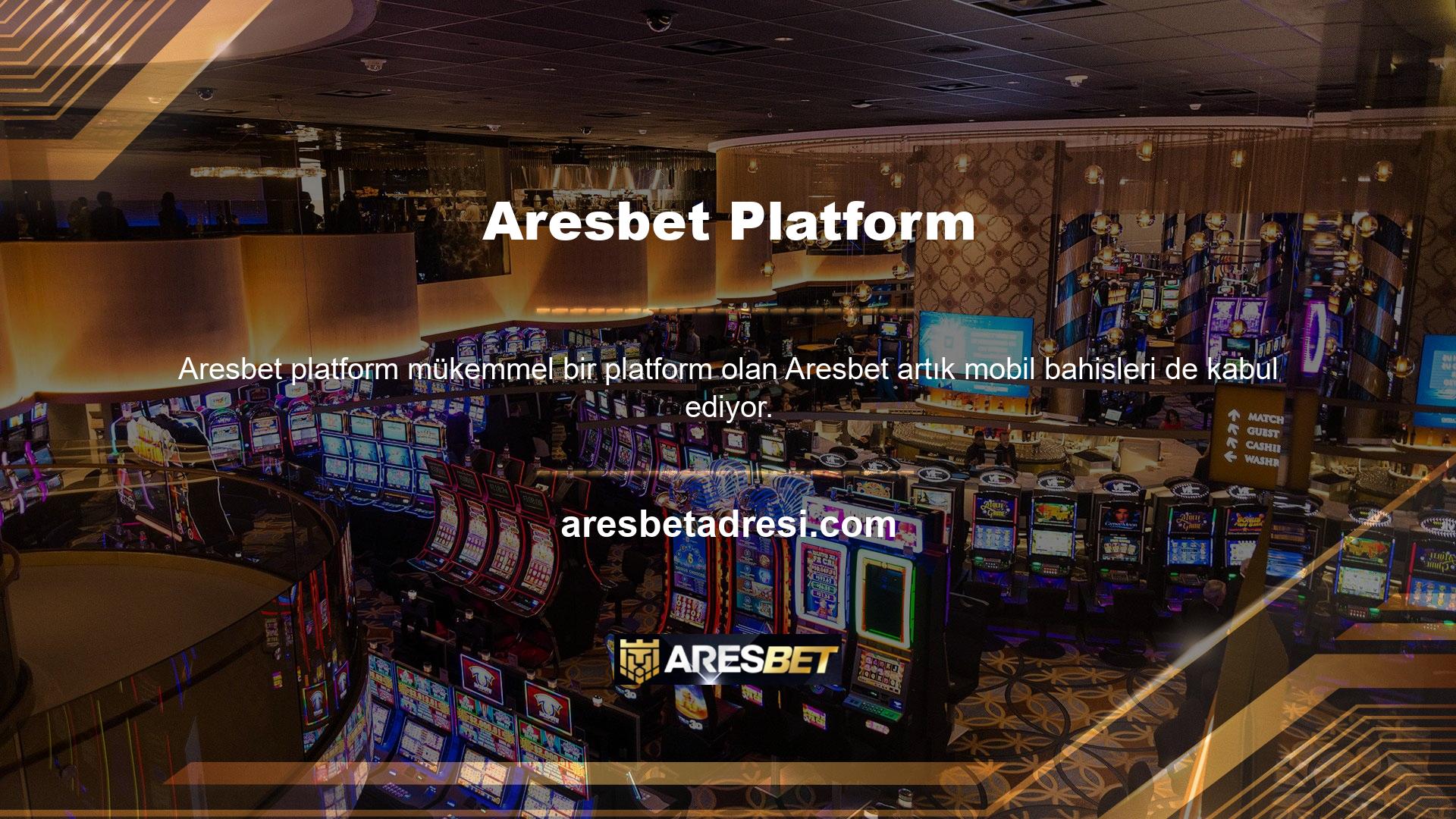 Aresbet mobil platformu üzerinden spor kategorisindeki tüm spor dalları için canlı bahis hizmetleri mevcuttur